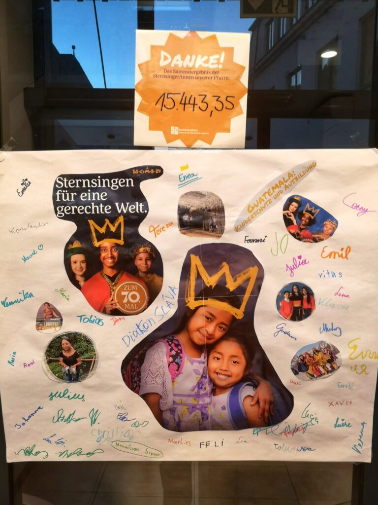 Endergebnis Sternsingen 2024