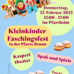 Kleinkinderfasching Plakat