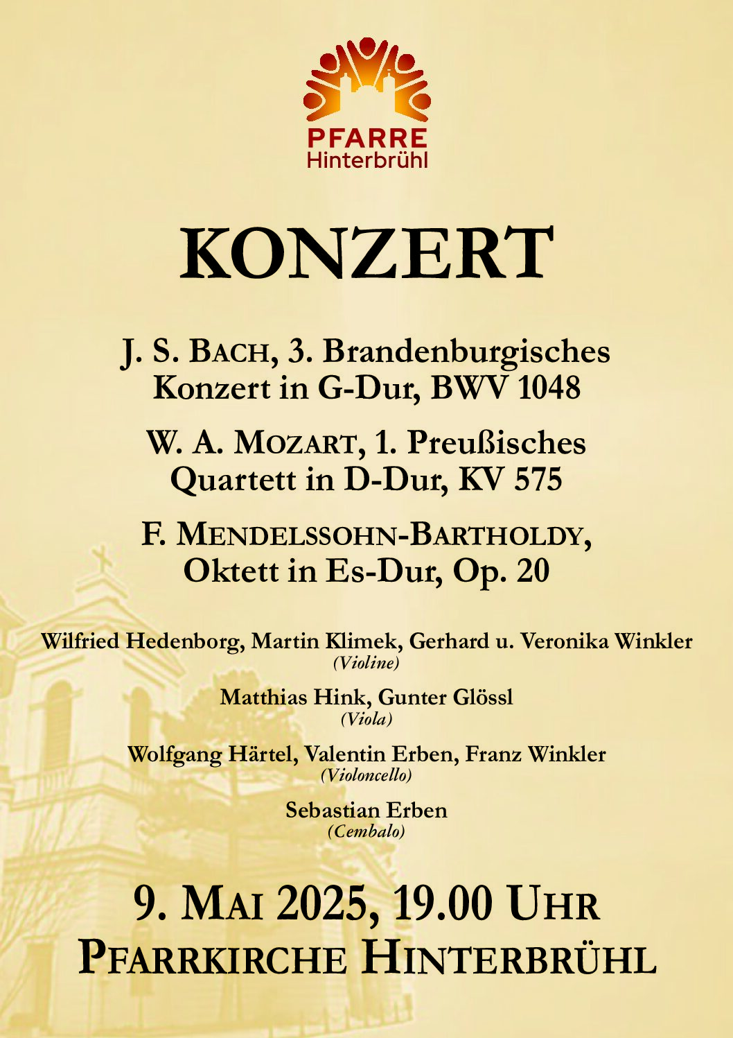 Plakat Konzert Mai