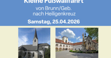 Kleine Fußwallfahrt nach Heiligenkreuz