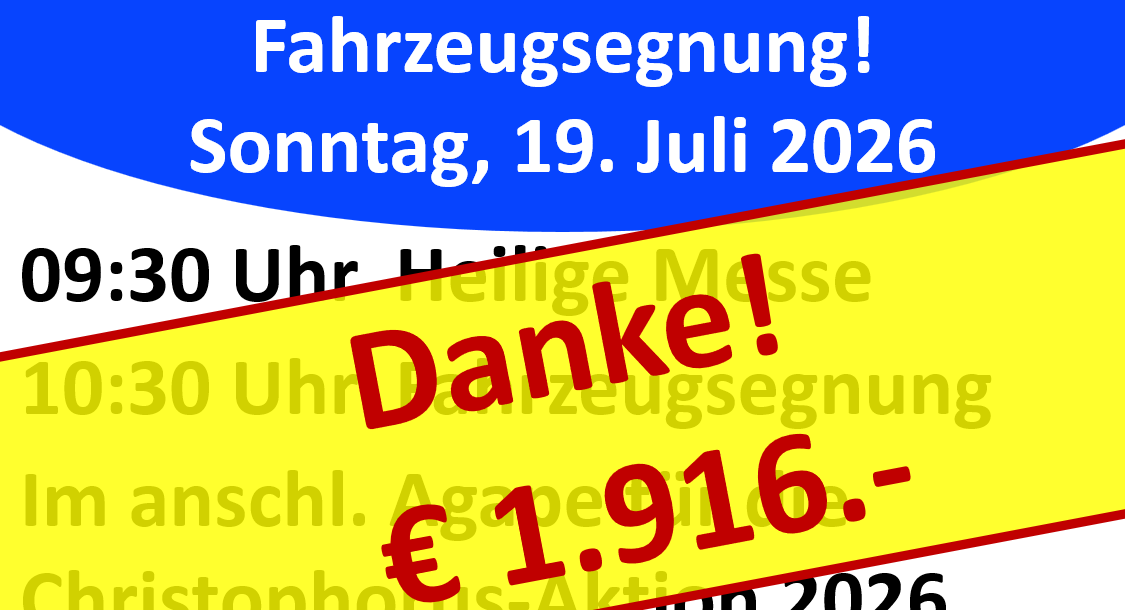 Featured image for “Christophorus Aktion 2026”